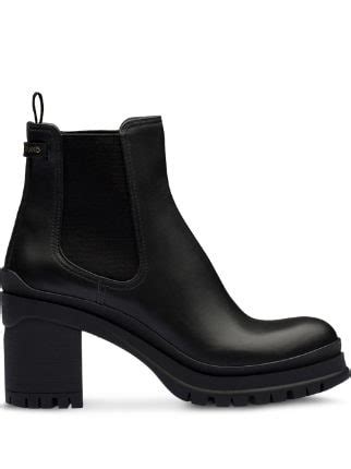 prada boots heel|prada chunky heel ankle boots.